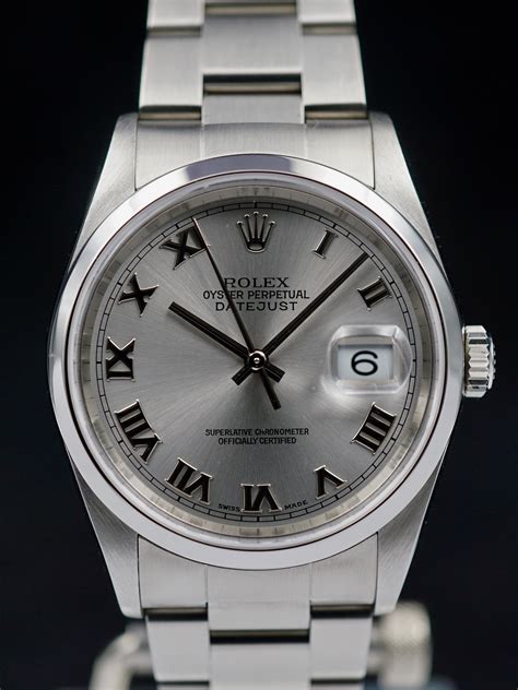 quanto vale un rolex datejust del 2002|Rolex Datejust 36 36mm Black Dial 2002 .